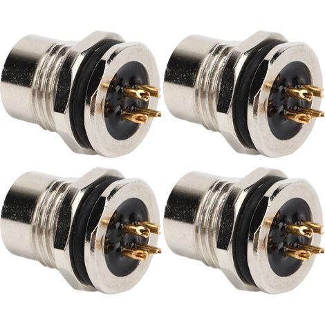M12 4-poliger D-sub-buchsenstecker, Uv-beständig, Für Sensoren, Aktoren, Motoren, Schienenverkehr