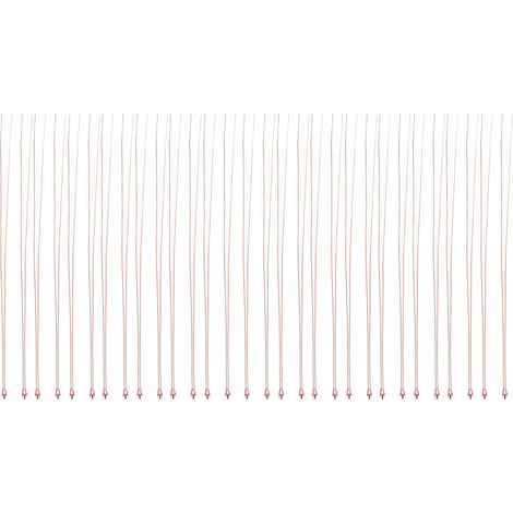 Mf51 Einzelkopf-glasthermistor, Hochtemperaturbeständiger Ntc-wärmewiderstand 104 °f B3950 L65 (100 Kω 3950), 30 Stück