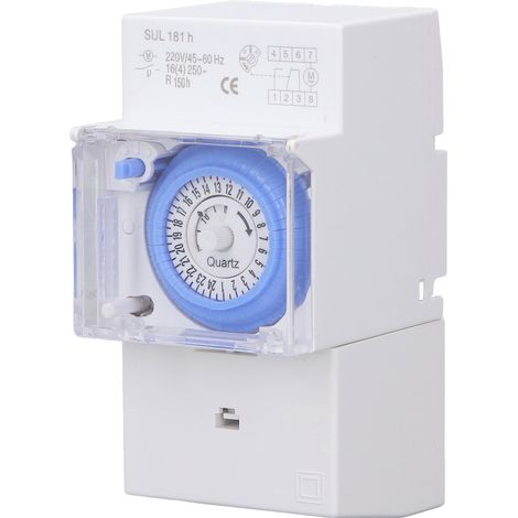 Mechanischer 24-stunden-timer, Wasserdicht, Programmierbar, Für Den Außenbereich, 230 V Wechselstrom