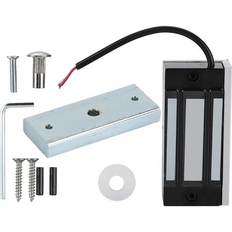 Mini-elektromagnetschloss Dc12v 60kg, Elektronische Magnettür, Stromanschluss