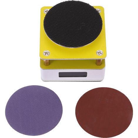 Mini-multifunktions-elektropolier-/schleifmaschine Für Unterwegs Mit 2 Schleifblättern, 4 Einstellbaren Geschwindigkeiten Bis Zu 10.000 U/min Zum Schärfen Von Klingen Und Bearbeiten Von Metall Und Hol