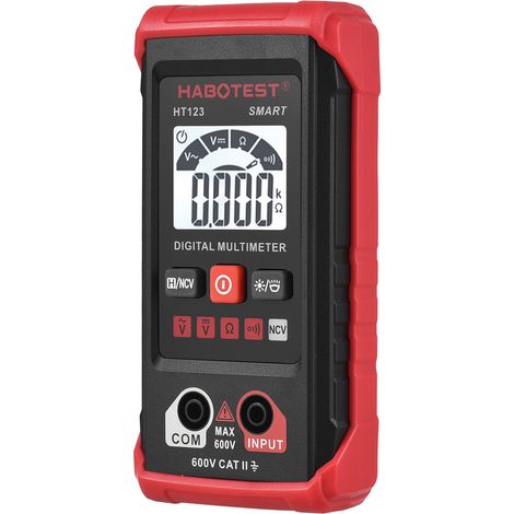 Mini-smart-multimeter – Hohe Präzision – Hintergrundbeleuchtung – Automatische Bereichswahl – Für Elektriker, Heimwerker Und Kfz-diagnostiker