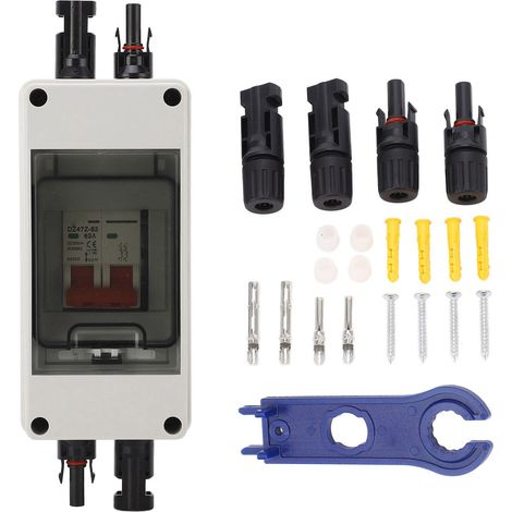 Mini-solar-trennschalter Mit Ip65-wasserdichtem Verteilerkasten, Dc 500 V 63 A Pv-trennschalter