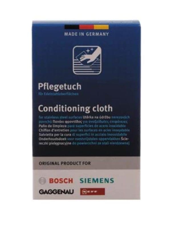 Bosch - Ersatzteil - Pflege- und Reinigungstücher (x 5) für Edelstahl, original - siemens, neff, gaggenau, thermador