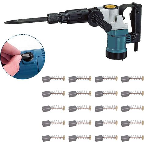 Packung Mit 20 Ersatzkohlebürsten Für Elektrowerkzeuge 8 X 5 X 5 Mm Für Winkelschleifermotor