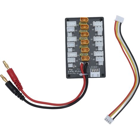 Parallele Ladeplatine Mit Xt30-anschluss, Kurzem 20a Lipo-akkuladegerät Und Verbindungskabel Für Ein Upgrade-teil Für Funkgesteuerte Spielzeuge