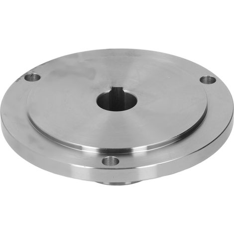 Planscheibe Aus Hochmanganhaltigem Stahl Für Drehmaschinen, 3 Bohrungen, 130 Mm, Zubehör Für K11-130, K12-130, K72-130, 20 Mm / 0,79 Zoll