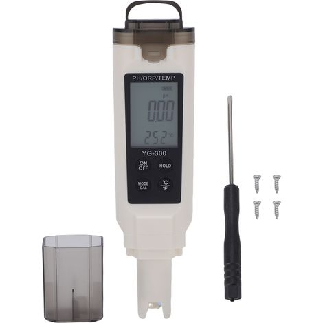 Professionelles 3-in-1 Ph-, Orp- Und Temperaturmessgerät, Tragbares Digitales Wassermessgerät Mit Lcd-bildschirm Für Schwimmbäder, Landwirtschaftliche Betriebe Und Forschungslabore