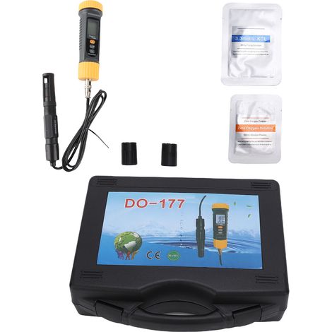 Präzises Tragbares Digitales Oximeter, 2 Modi, Hintergrundbeleuchtetes Lcd-display, Testkit Für Gelösten Sauerstoff In Teich Und Aquarium.