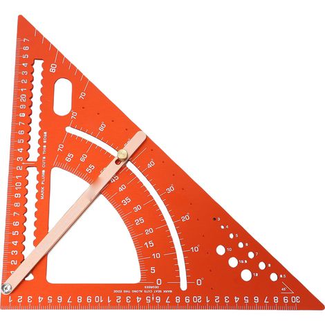 Quadratische Leiste Aus Aluminiumlegierung, Verstellbarer Rahmen, Dreiecklineal, Anreißwerkzeug Für Die Holzbearbeitung