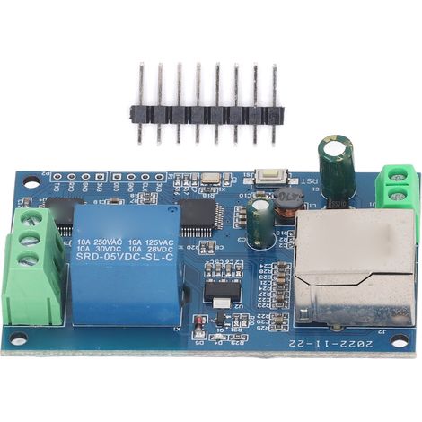 Rtu-netzwerkrelaismodul, 1 Kanal, Kabelgebundenes Ethernet, Lan-steuerung, Elektronische Leiterplattenkomponenten