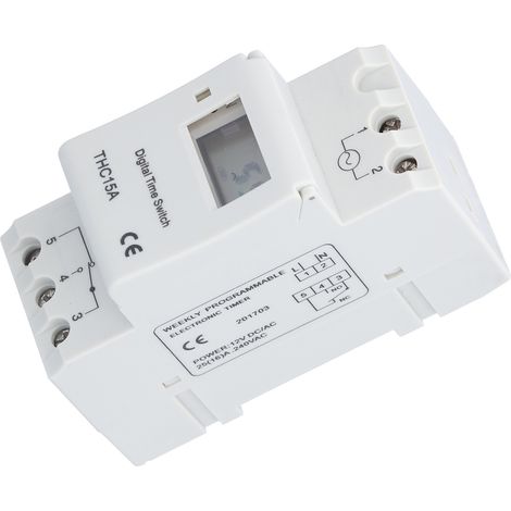 Robuster Timer, Abs-lcd-bildschirm, Wiederaufladbarer Akku, Zeiteinstellungen Für Elektrische Geräte, 12 V Dc