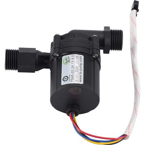 Rubberskin Mini-bürstenlose Gleichstrom-wasserpumpe, Einstellbare 24/12v Gleichstrom-umwälzpumpe Für Luftstrom, Wassererhitzer, Springbrunnen, Kleine Fischteiche, Solaranlagen (24v)
