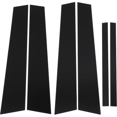 Satz Mit 6 Tür- Und Fenstersäulenverkleidungen, Glänzend Schwarz, Für Bmw 3er E90 (2006-2011)