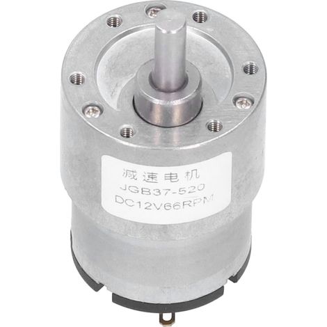 Schneckengetriebemotor, Selbsthemmende Drehzahlreduzierung, Elektrische Kupferkomponenten Jgb37520 Dc12v 66 U/min
