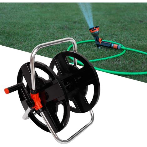 Seilaufbewahrungsständer, Metallschlauchaufroller, Praktische Schlauchtrommel, Gartenschlauchhalter, Wasserschlauchhalter, Schlauchaufroller, Schlauchhalter