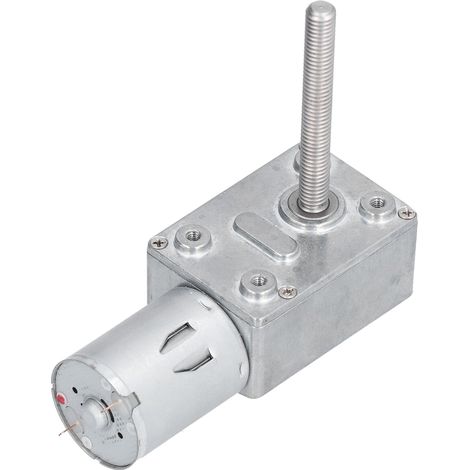 Selbsthemmender Schneckengetriebemotor Mit M6-gewinde, 50 Mm Wellenlänge, Jgy-370dc12v, 10 U/min