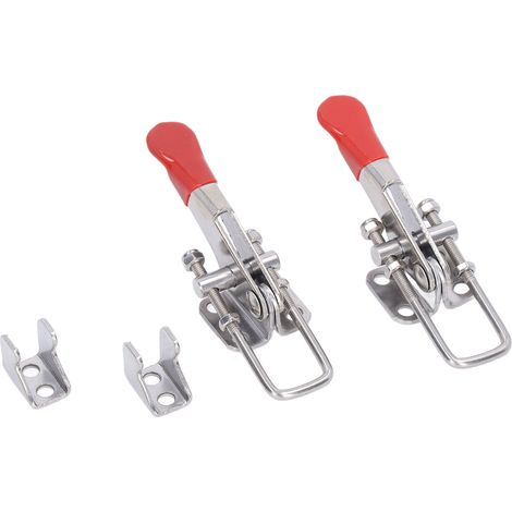 Set Mit 2 Verstellbaren Edelstahl-knebelklemmen, Tragkraft 400 Lb