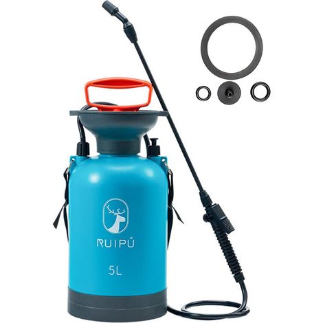 Tragbare Gartenspritze Mit Pumpe, Hochdruck, 2 Sprühmodi, Große Kapazität, Druckgartenspritze Für Rasen Und Terrasse