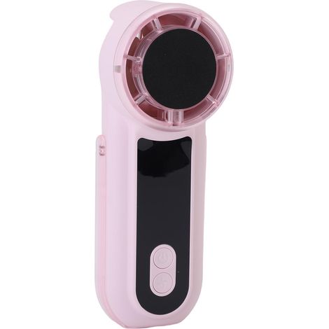 Tragbarer Ventilator, 13.000 U/min, Hochgeschwindigkeitsturbine Für Reisen Und Camping, 5 Windstufen, 3600-mah-akku, Digitalanzeige