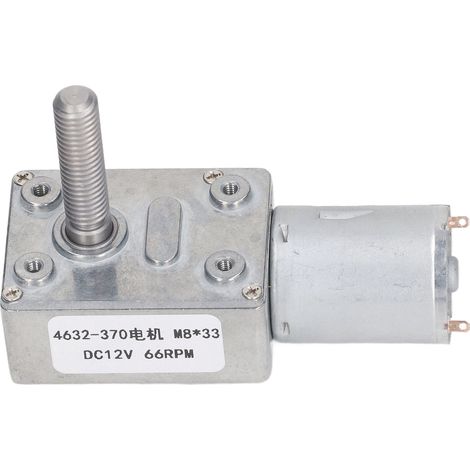 Turbo-schneckengetriebemotor 66 U/min 4632 370 M8 X 33 Mm Gleichstromuntersetzung Für 12-v-türöffner