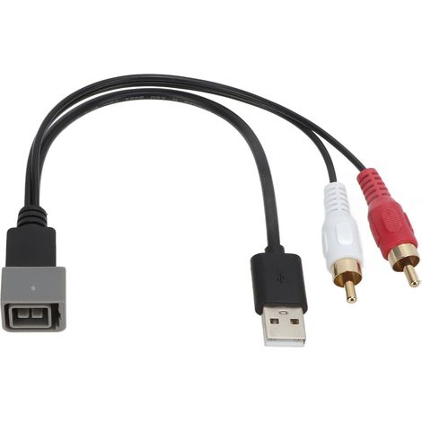 Usb 2 Auf Rca 8-pin Kabeladapter, Ersatz-audio-/videoanschluss Für Nissan Cube 2011-2012