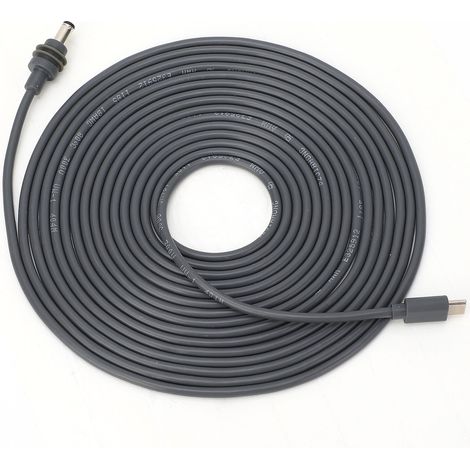 Usb-c-auf-dc-stromkabel Für Mini-satellitenschüssel, 100-w-typ, Wasserdichtes Ladekabel, Geeignet Für 65-w-+pd-quellen, 10 M (32,8 Fuß)