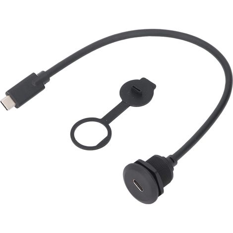 Usb-c 3.1 Stecker Auf Buchse, Fest Versenktes Adapterkabel, Pd-kabel, 60 W, 20 V, 3 A Schnellladefunktion, 10 Gbit/s, 4k 60 Hz Video