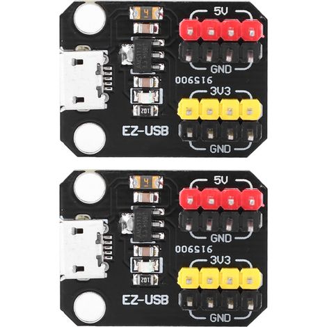 Usb-netzteilmodul, 2 Stück, Mikro-schnittstelle 3,3 V/5 V, 1117-reglerchip