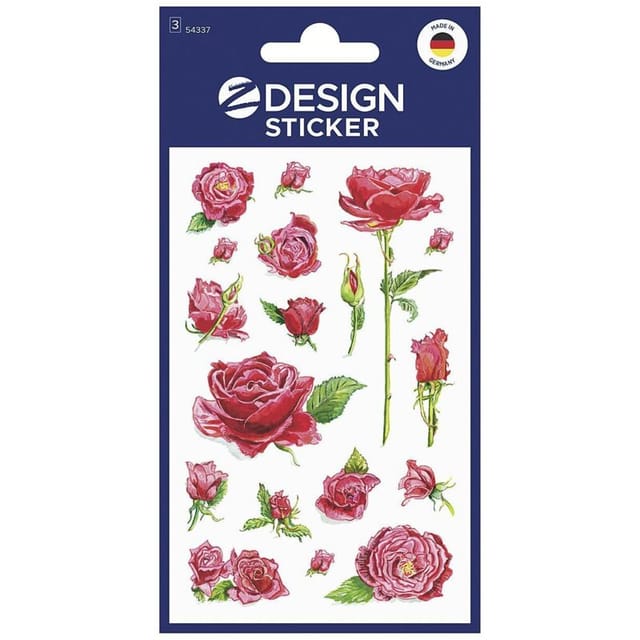 Flower Sticker Rosen 54337