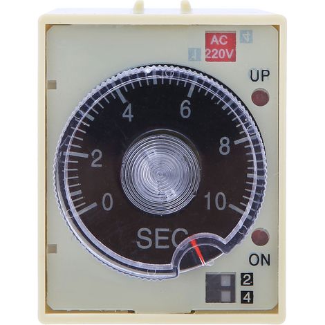 Verzögerungstimer, Zeitrelais, Einstellknopf, Hochwertiger Legierungskontakt, Pc-gehäuse St3pa D Ac220v 50/60hz