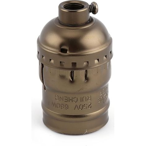 Vintage E27 Edison Retro-elegant-industrie-lampenfassung Für Schraub-pendelleuchten (ohne Kabel, Ohne Schalter - Antikmessing)
