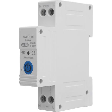 Wlan-leistungsschalter Für Die Tuya-app, Din-schienen-fernbedienungs-zeitschaltuhr Ac230v 63a
