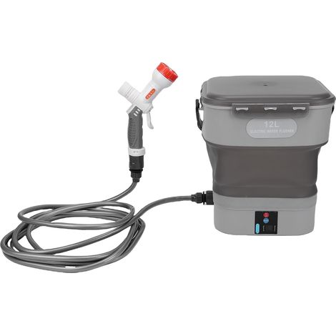Wiederaufladbares, Akkubetriebenes Sprühgerät, Tragbarer Elektrischer Hochdruckreiniger Mit Einem Faltbaren 12-liter-wassertank Für Haus, Garten Und Rasen