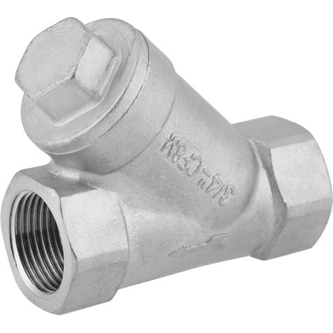Y-förmiger Siebpumpenfilter Aus Edelstahl, 3/4" Dn20 Pt-gewinde Für Wasser, Öl Und Gas
