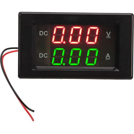 Yb4835va Dc 0 Bis 300 V 50 A Dual-display Wasserdichter, Störungsresistenter Strom-voltmeter Mit Led-anzeige Und Amperemeter
