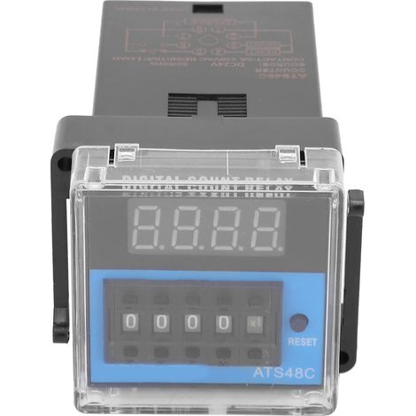 Zeitverzögerungsrelais Ats48c, Led-digitalanzeige, Timerfunktion, Hohe Präzision, 24 V Dc