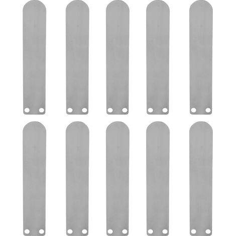 Zungenförmige Ventilplatte Für Luftkompressoren, Ansaug- Und Auslassanschlüsse Aus Gusseisen, 80 Mm Lang, 10 Stück
