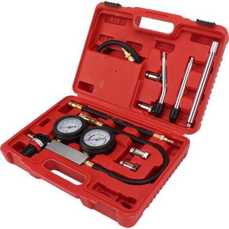 Zylinderleckprüfer, Verlängerungskabel Für Lange Einstiche, Rutschfester Zylinderdruckprüfer, Universell Für Benzinmotoren (0-100 Psi)