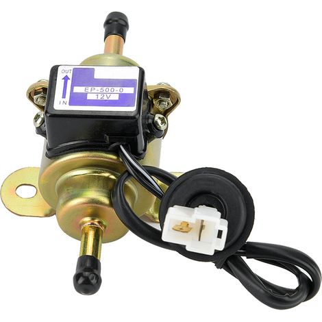 – 12-v-elektrokraftstoffpumpe Für Pkw – Fördermenge 80–120 L/h – Druck 3–5 Psi – Robustes Metallgehäuse – Schnelle Installation – Ep-500-0