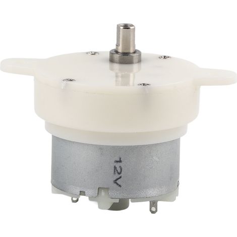 – 12-v-miniatur-getriebemotor, 10 U/min – Leiser Elektromotor Für Heimwerkerprojekte – Verschleißfest Und Schmierungsfrei – 10 U/min