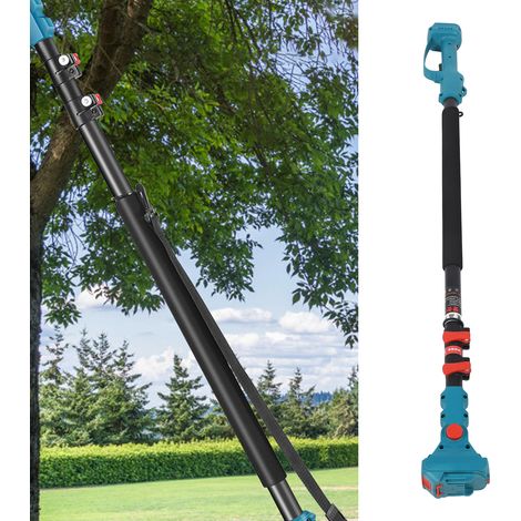 – 2,20 M Lange Teleskopstange – Aluminiumschaft – Kompatibel Mit Den Elektrischen Gartenscheren Bl1830b Und Bl1840b – Rutschfester Griff