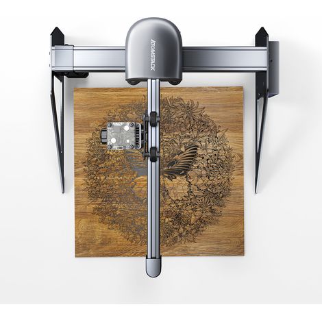 – 30-w-lasergravierer Für Holz, Acryl Und Metall – 0,01 Mm Präzision – Schnelle Installation – Uv-brandschutz