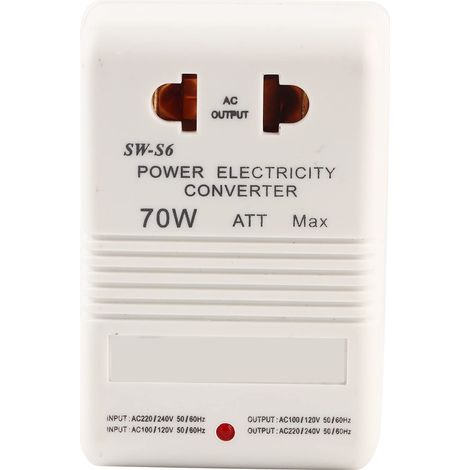 – 70-w-spannungswandler (110 V/120 V Auf 220 V/240 V) – Zweikanal-adapter – Standard-cn-stecker – Für Geräte Bis 30 W