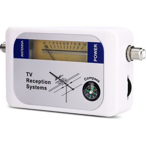 – Digitaler Tv-antennendetektor – Signalfinder Mit Hintergrundbeleuchtung – Bereich 170–860 Mhz – Hohe Empfindlichkeit Für Satellitenantennen
