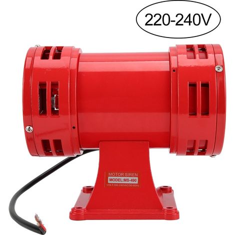 – Elektrische Alarmsirene (150 Db) – Stromversorgung: 220–240 V – Gehäuse Aus Aluminium Und Stahl – Für Industrielle Anwendungen