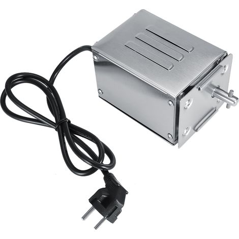 – Elektrischer Grillspießmotor – Edelstahl – Maximale Belastung 50–70 Kg – 220-v-eu-stecker – Einfache Installation