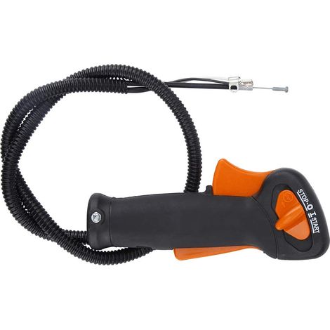 – Gashebelgriff Für Stihl Rasenmäher Fs120, Fs200 Und Fs250 – Einfache Montage – Material: Kunststoff – Länge: 18,5 Cm