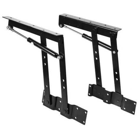 – Scharnier Für Couchtische – Robustes Stahlgestell – Tragkraft: 50 Kg – Hubmechanismus: 242 Mm – Einfache Montage