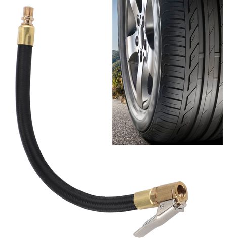 – Verlängerungsschlauch Für Reifenfüller – Adapter Für Amerikanische Ventile – Maximaler Druck 300 Psi – Strapazierfähiger, Geflochtener Schlauch
